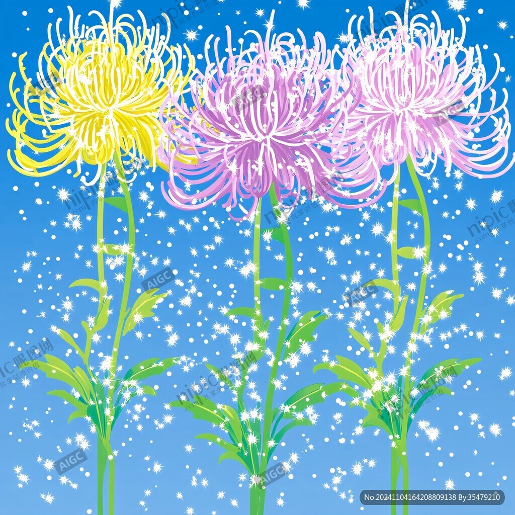 原創(chuàng)鼠繪菊花