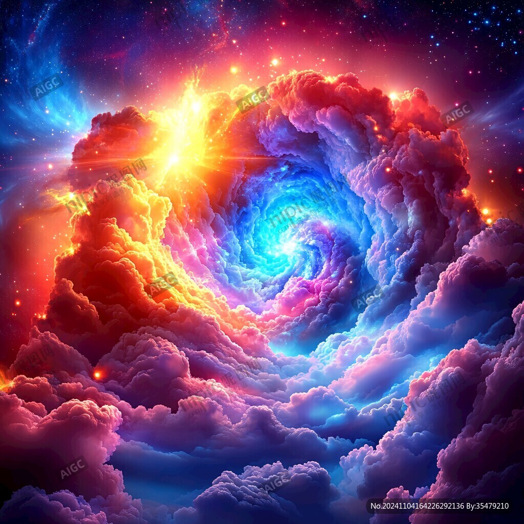 夢幻星空立體畫