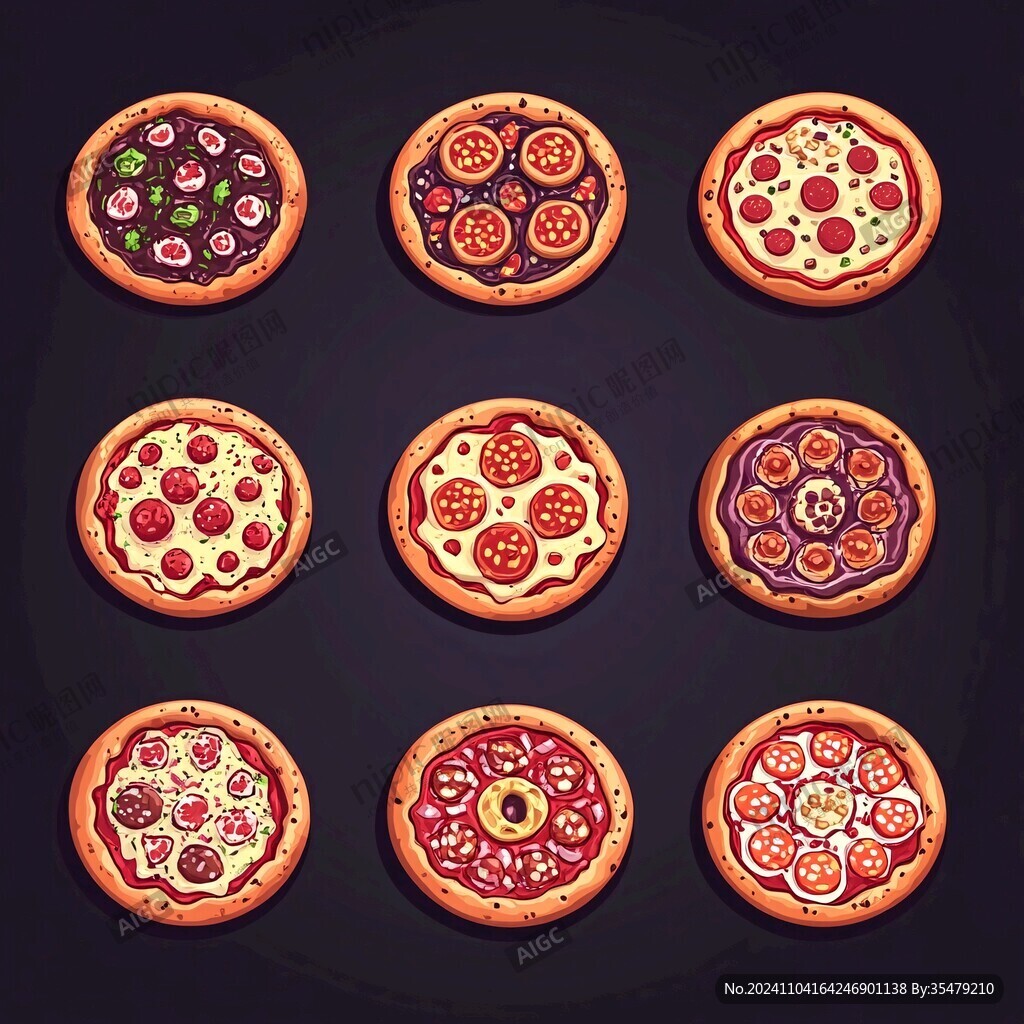 披薩餅插畫