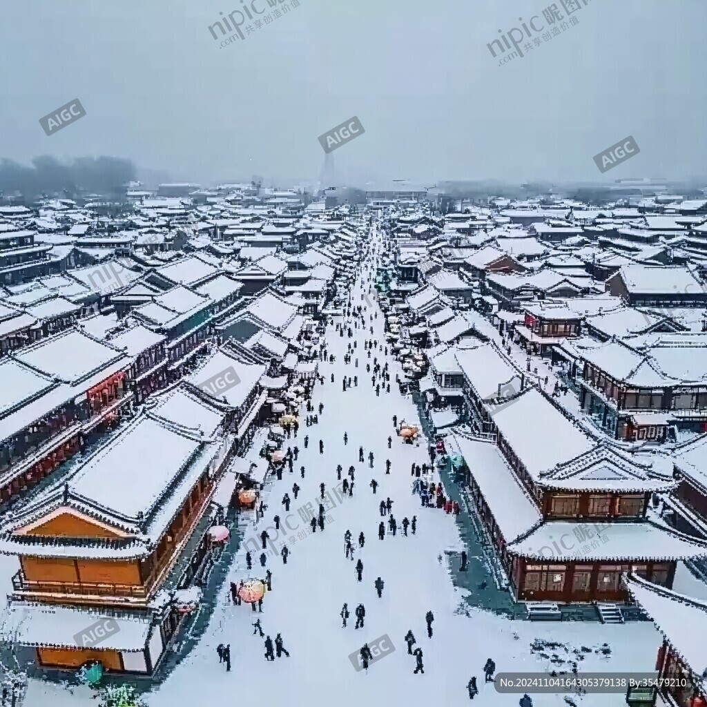 定鼎門雪景