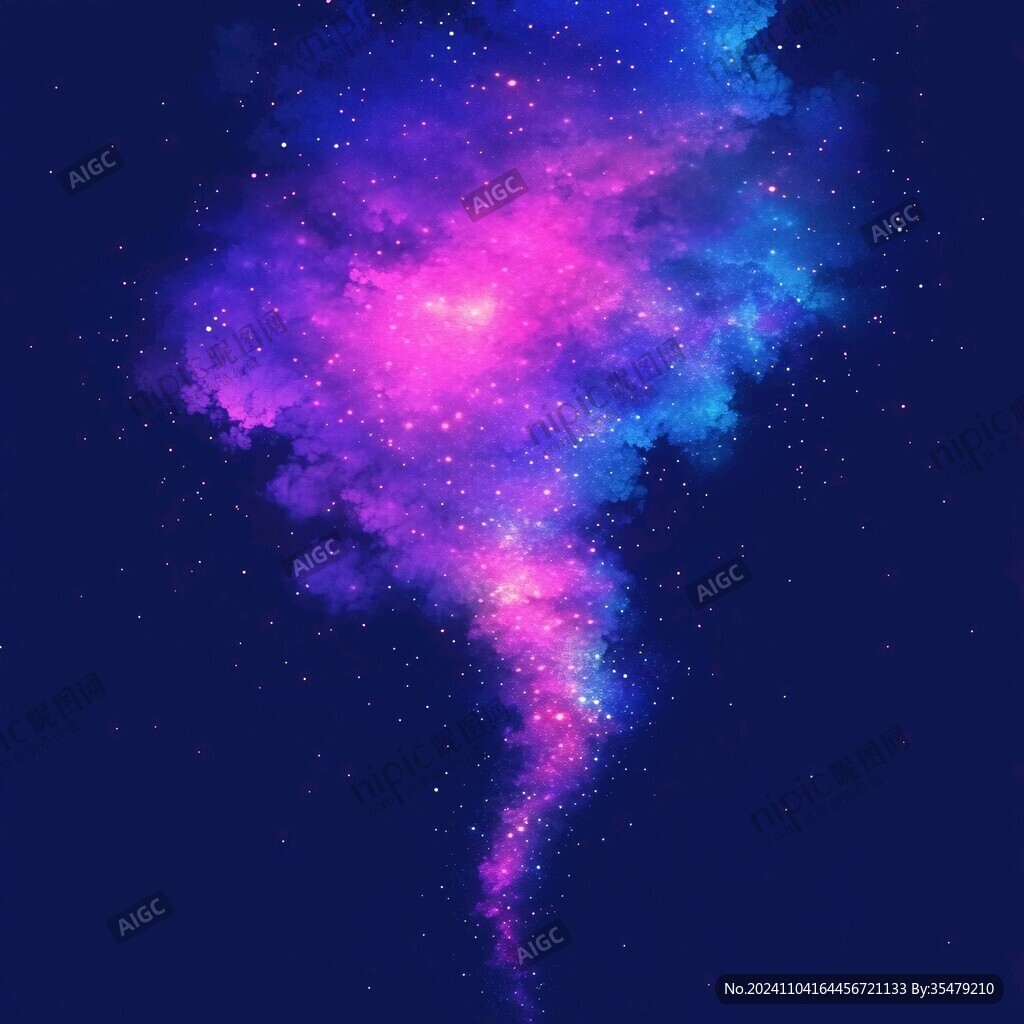 炫彩星空云彩