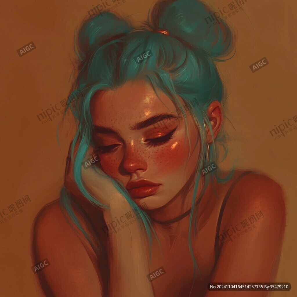 厚涂少女