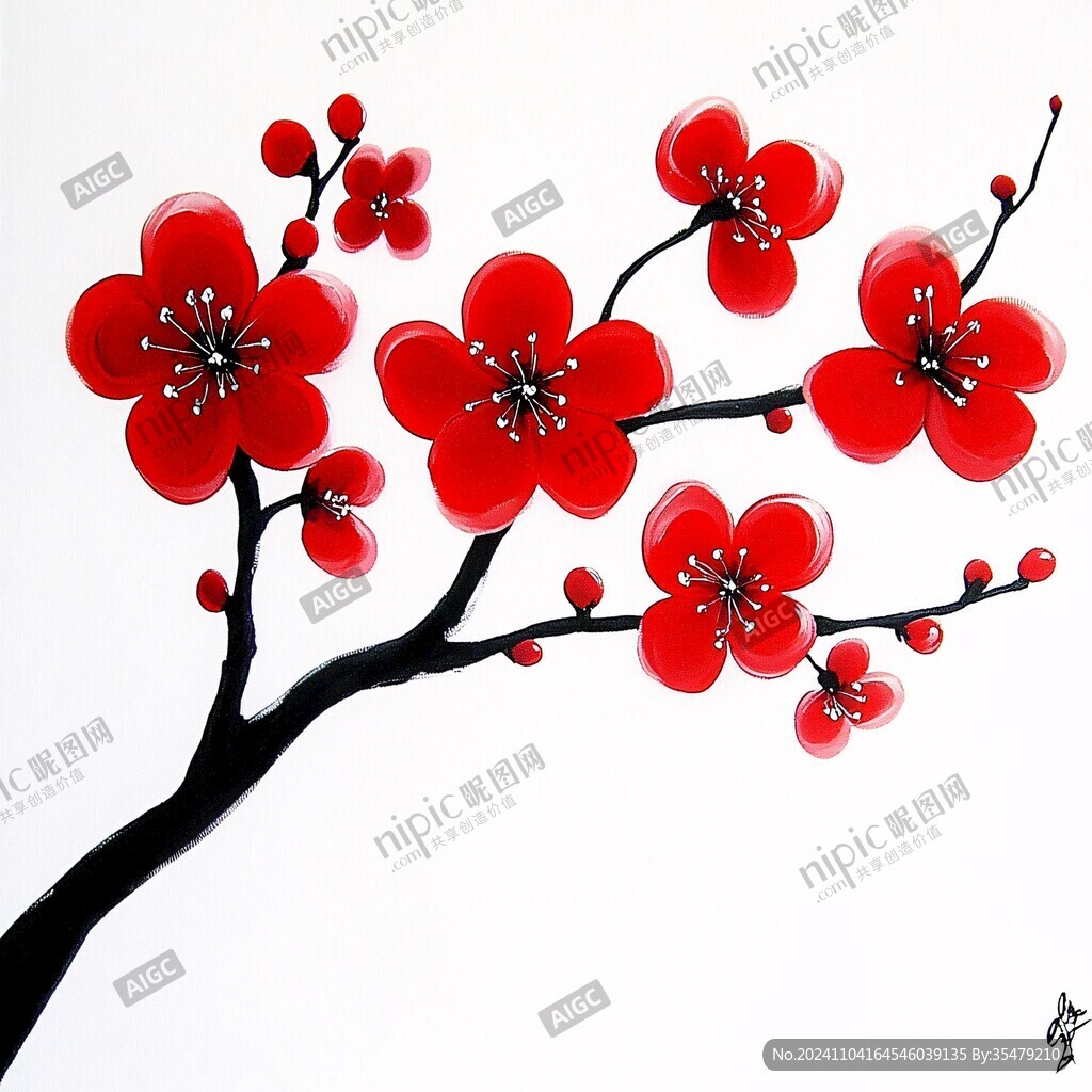 軟陶梅花