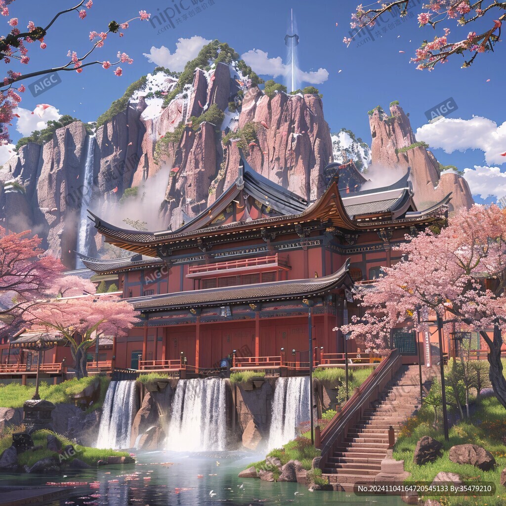 宏大寺廟場景