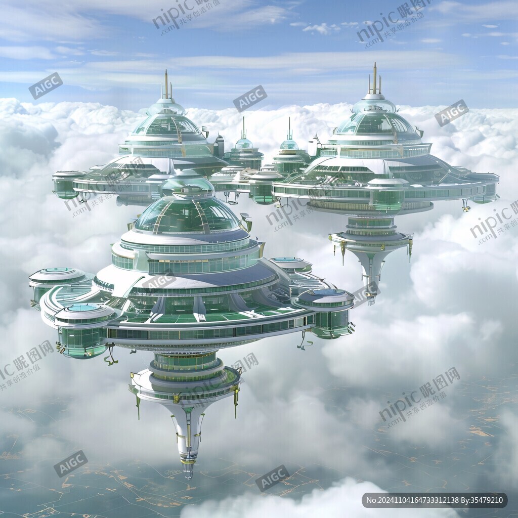 幻想的外星建筑
