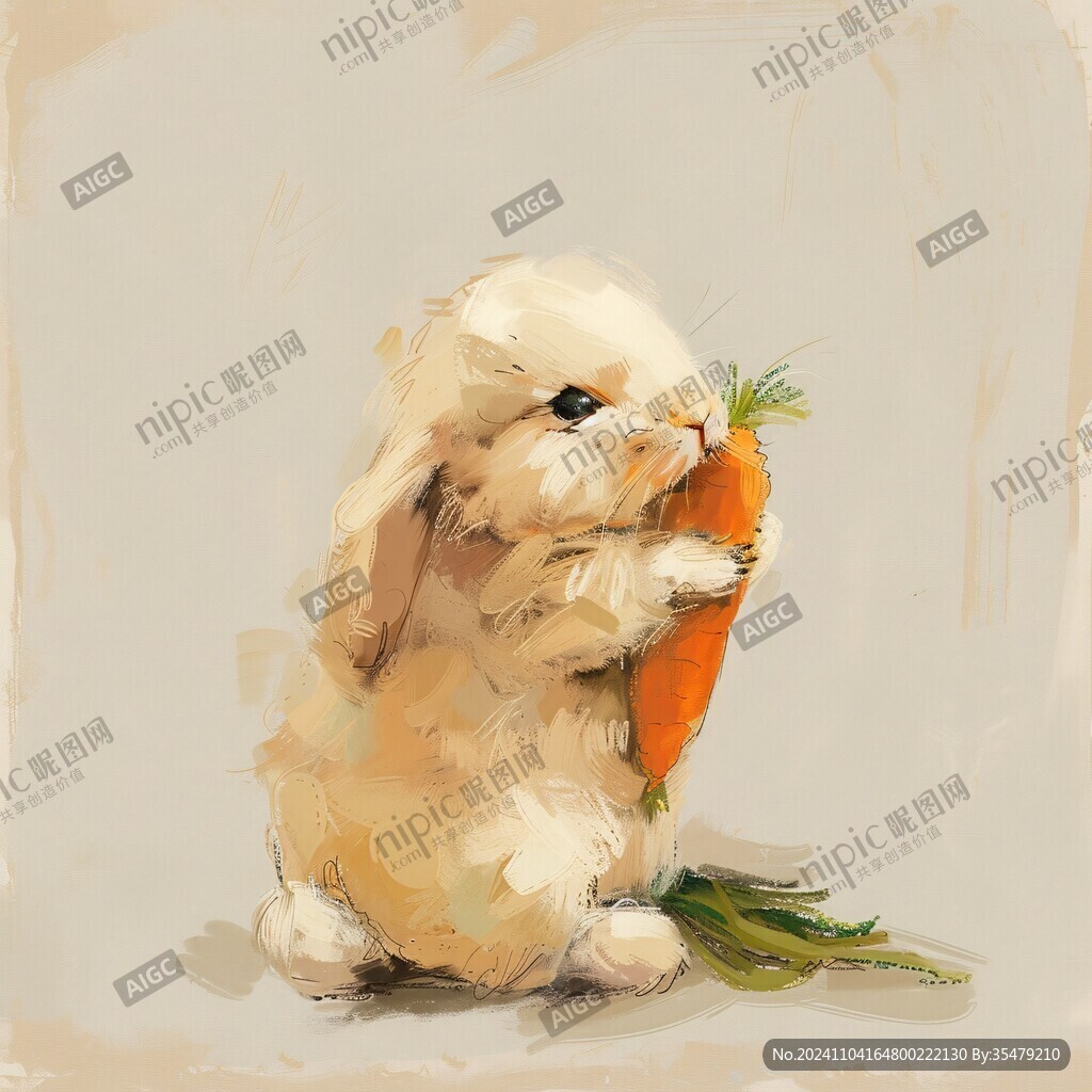 吃胡蘿卜的兔兔
