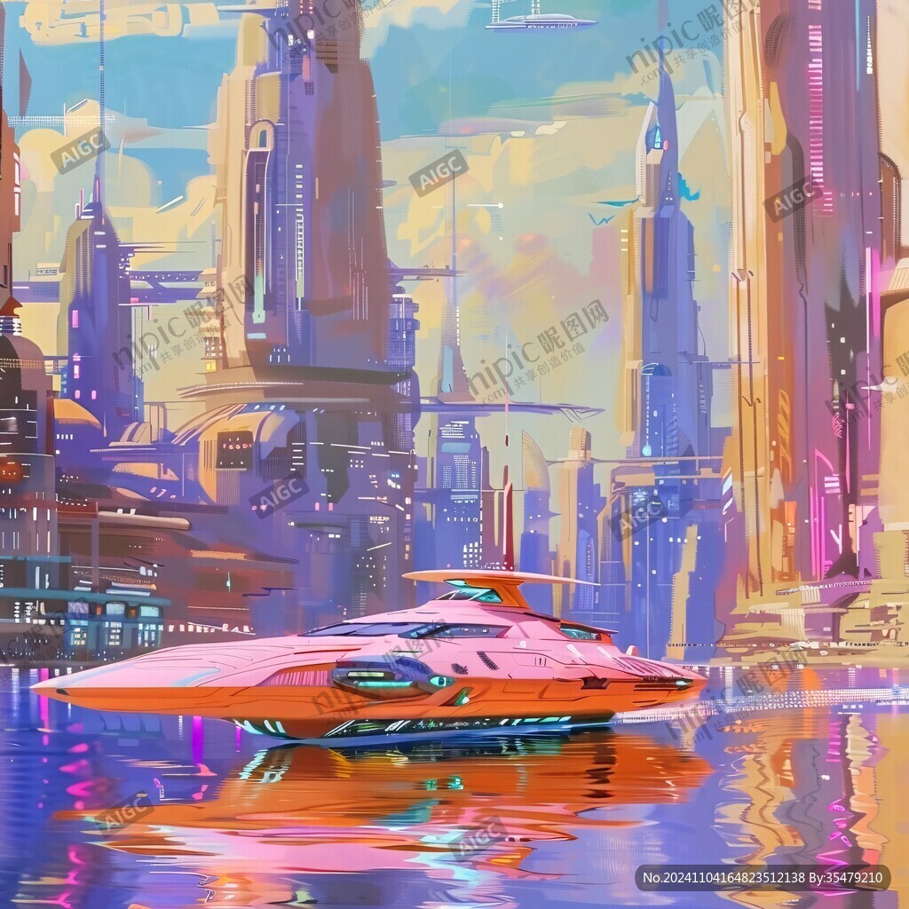 科幻插畫風(fēng)