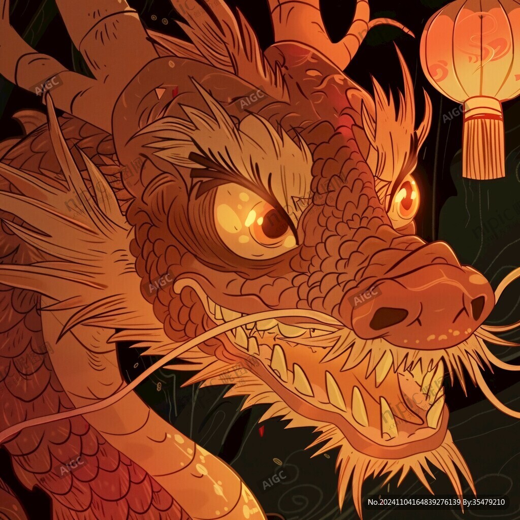國(guó)潮生肖龍