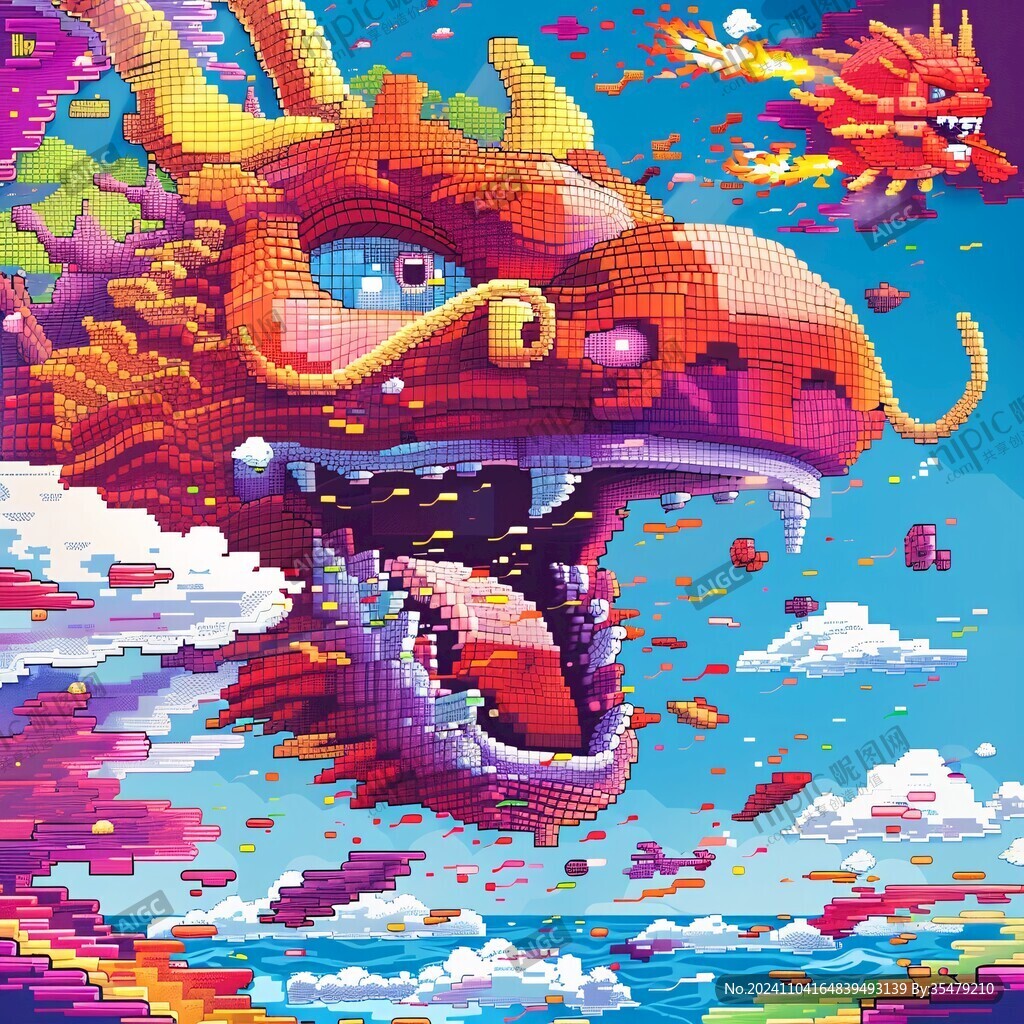立體像素畫