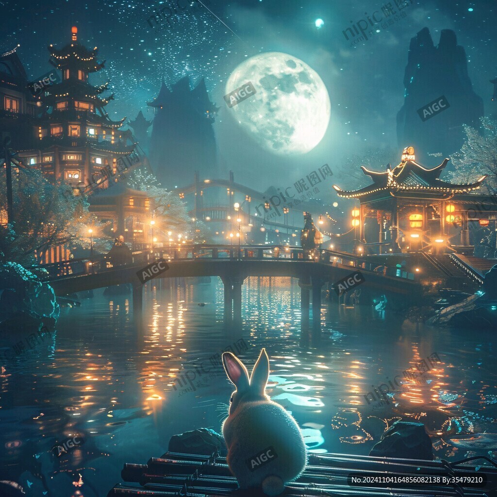夢(mèng)幻中秋節(jié)場(chǎng)景