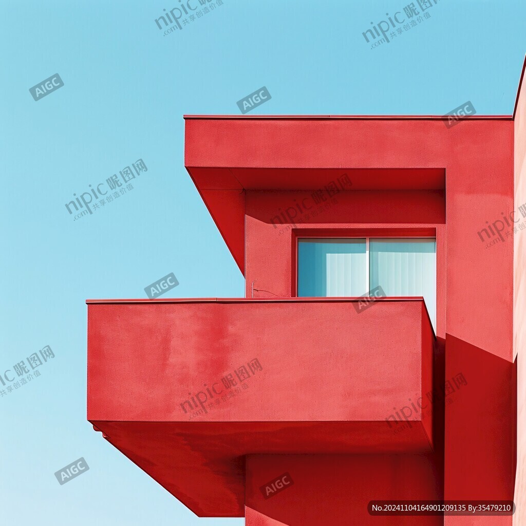 現(xiàn)代建筑中國紅