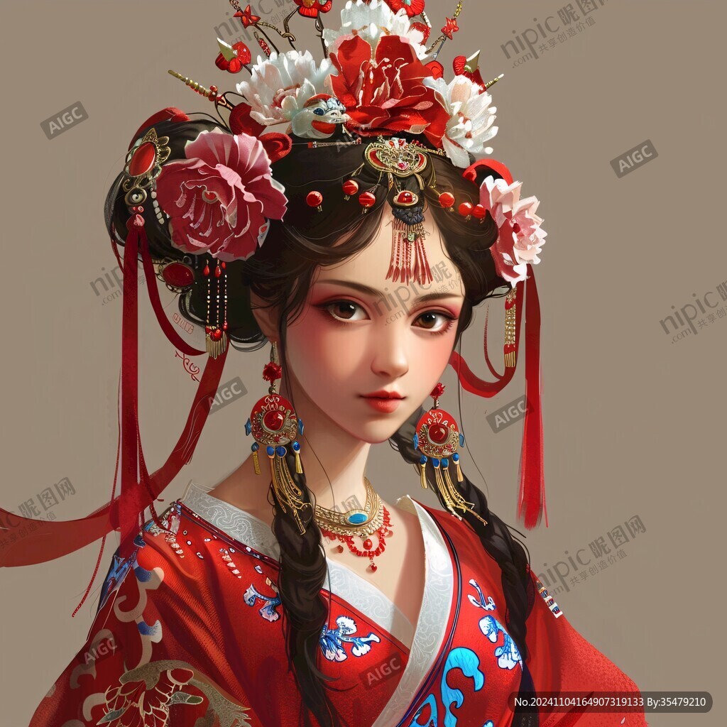 國風(fēng)女性頭像