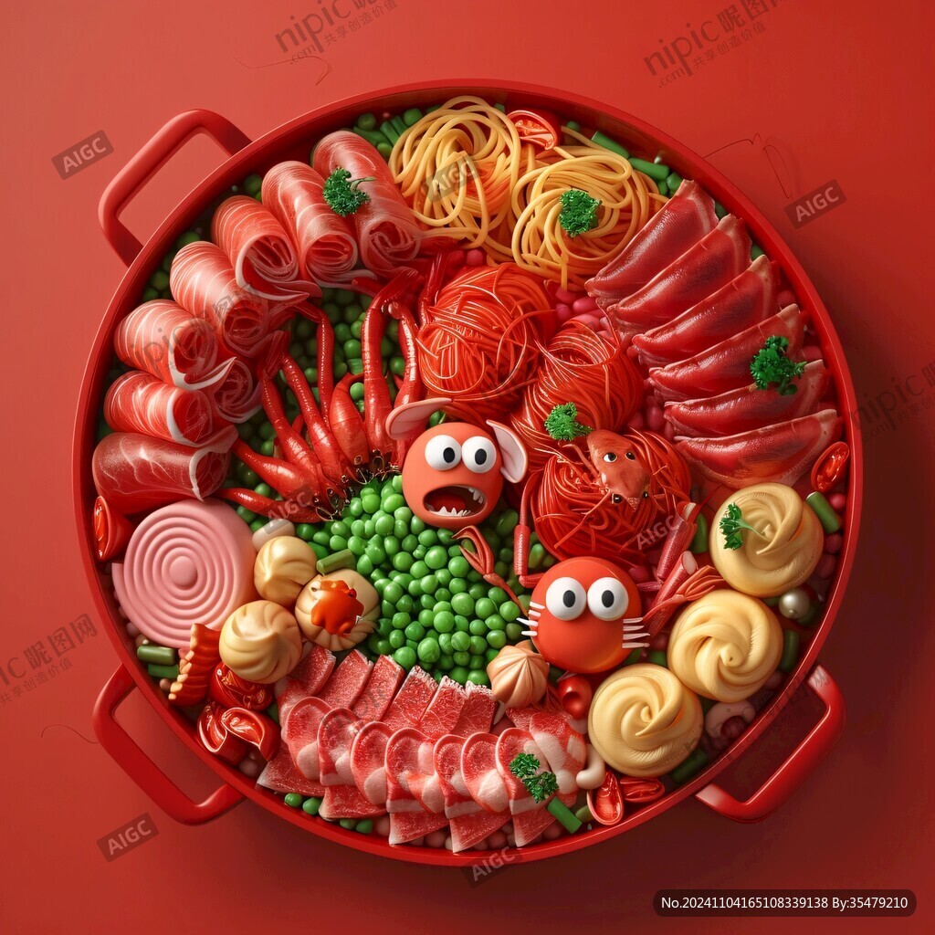 大盆菜插畫