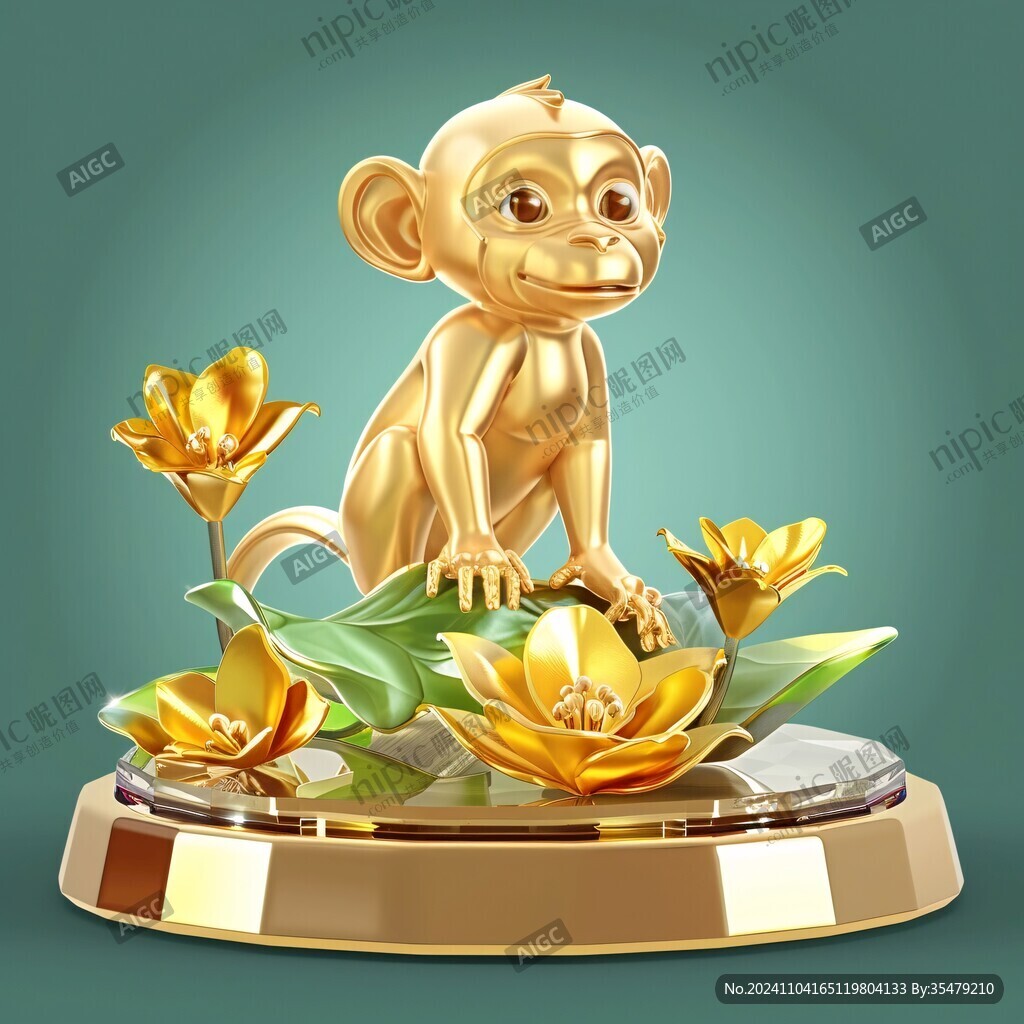 金猴送寶