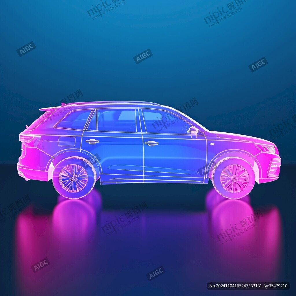 絢麗線條汽車