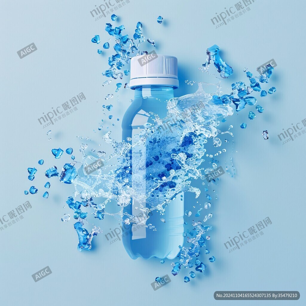 礦泉水創(chuàng)意海報