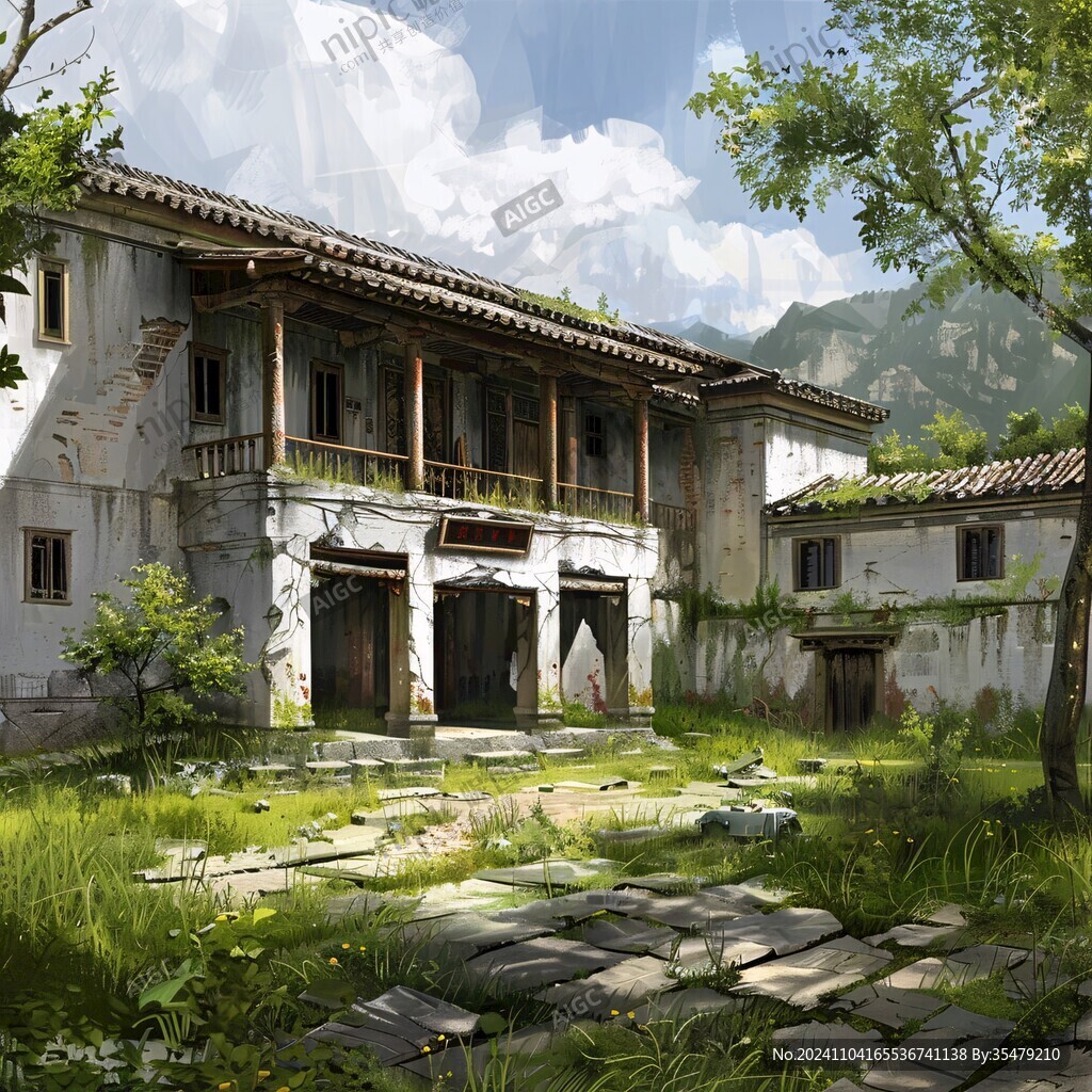 農(nóng)家老房子場景