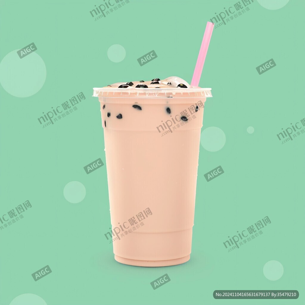 手繪珍珠奶茶