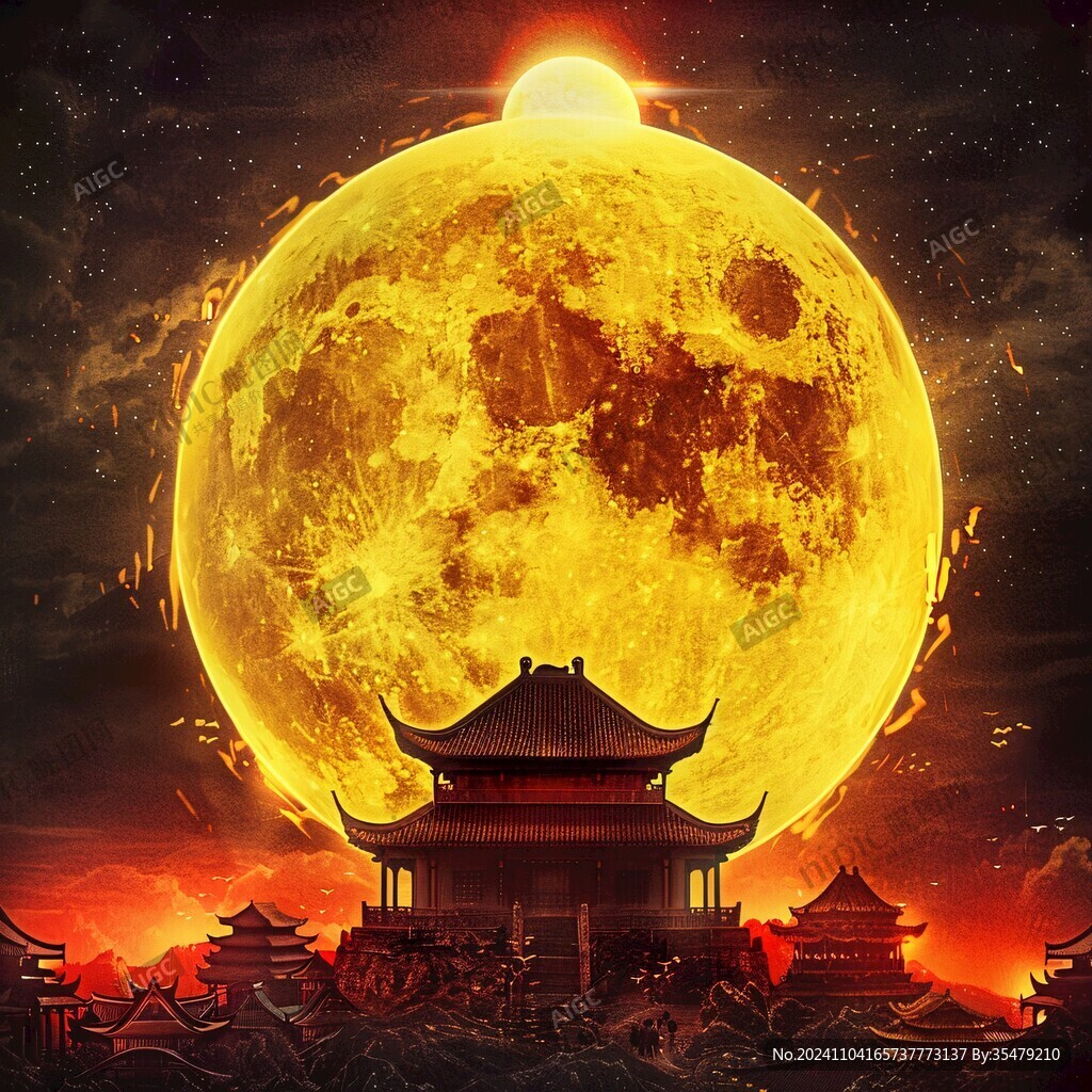 夢幻中秋節(jié)場景