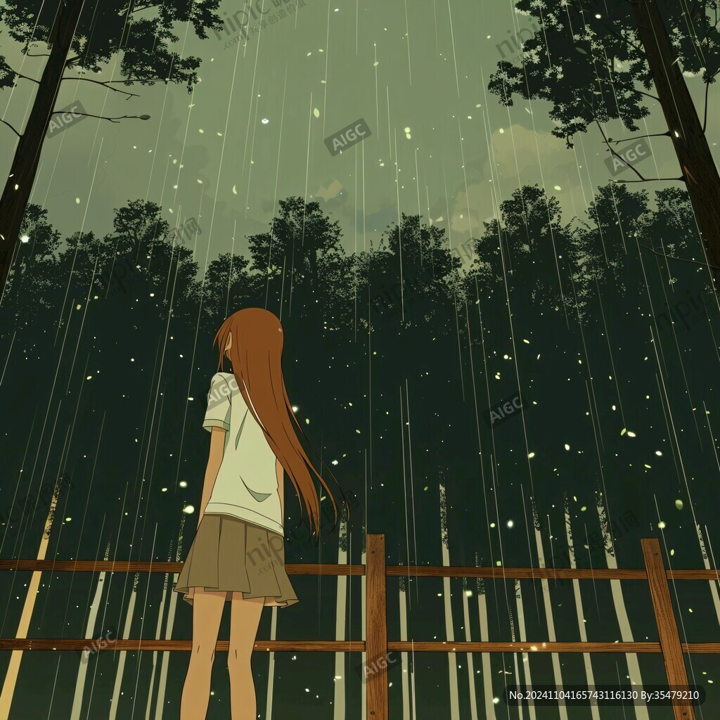 雨天插畫