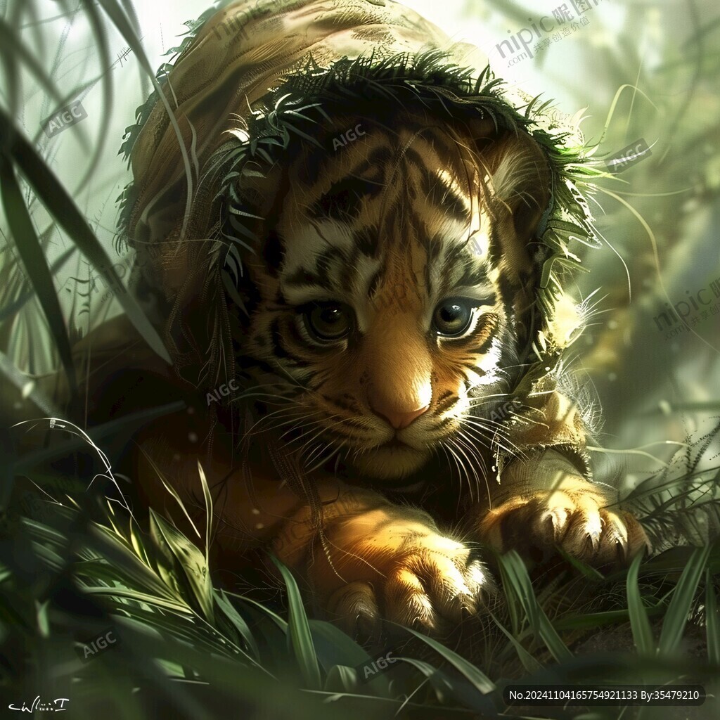 動物插畫寫實