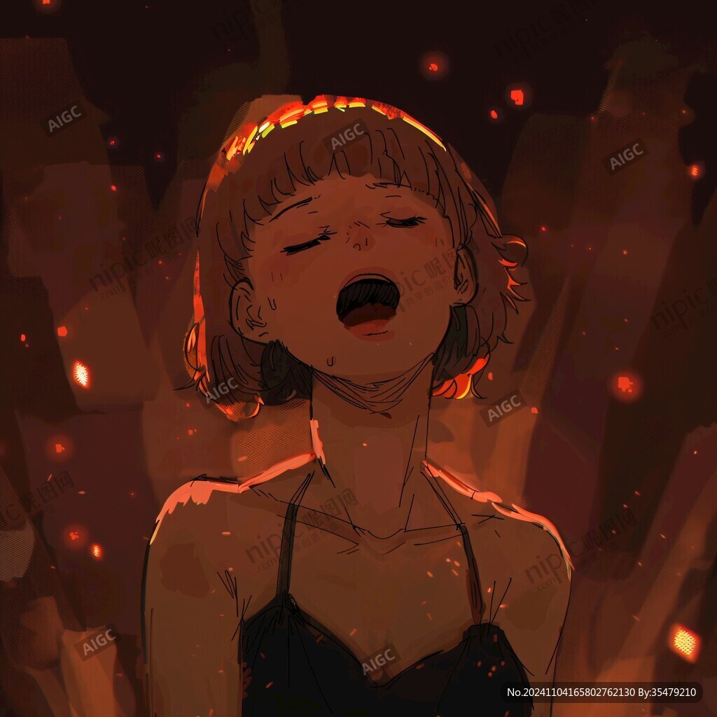 人物情緒插畫