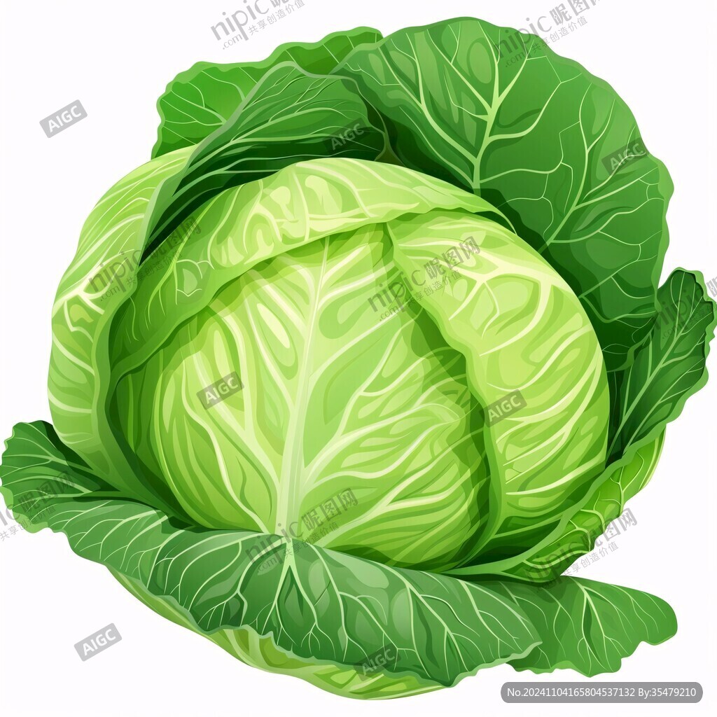 卷心菜插畫
