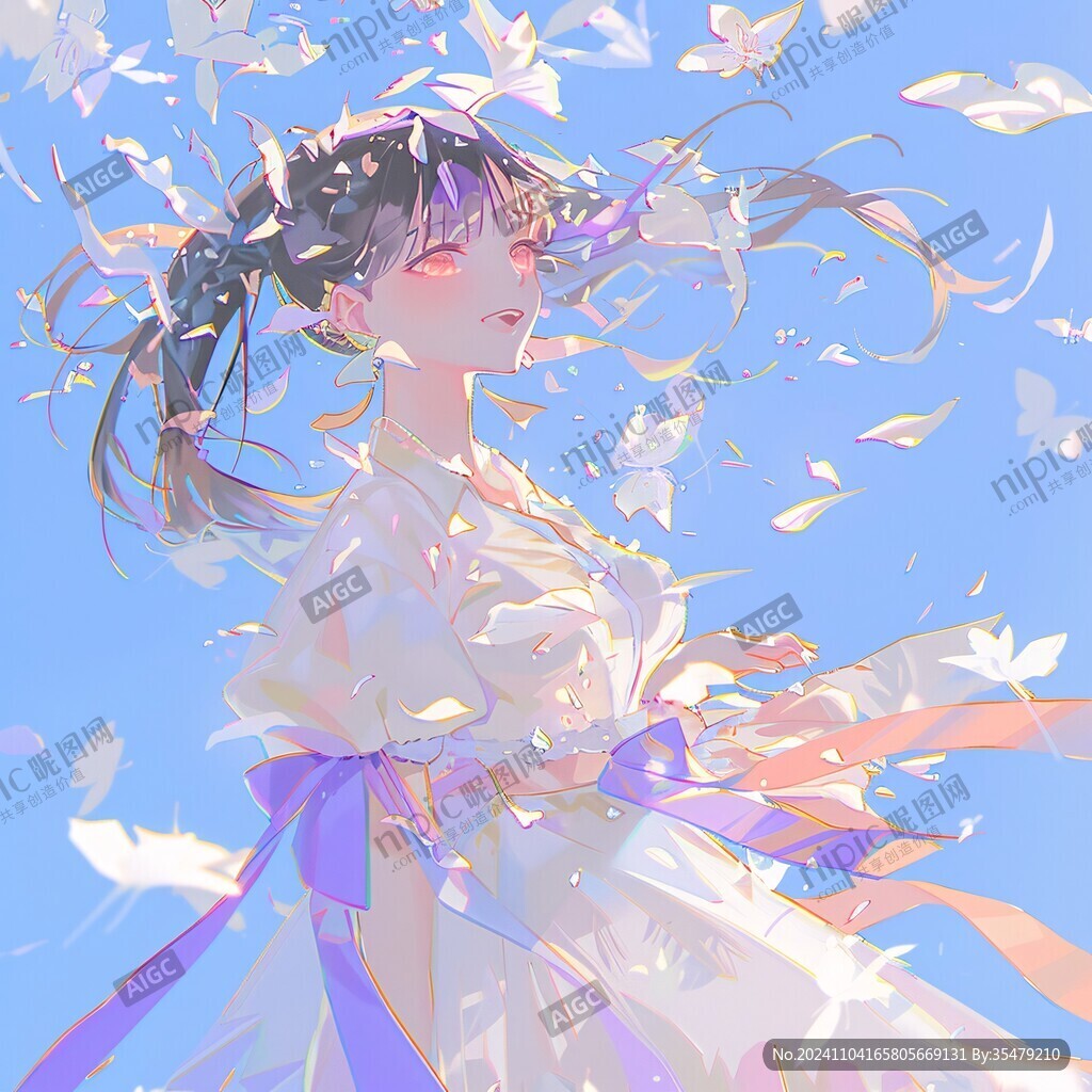 日系少女插畫(huà)