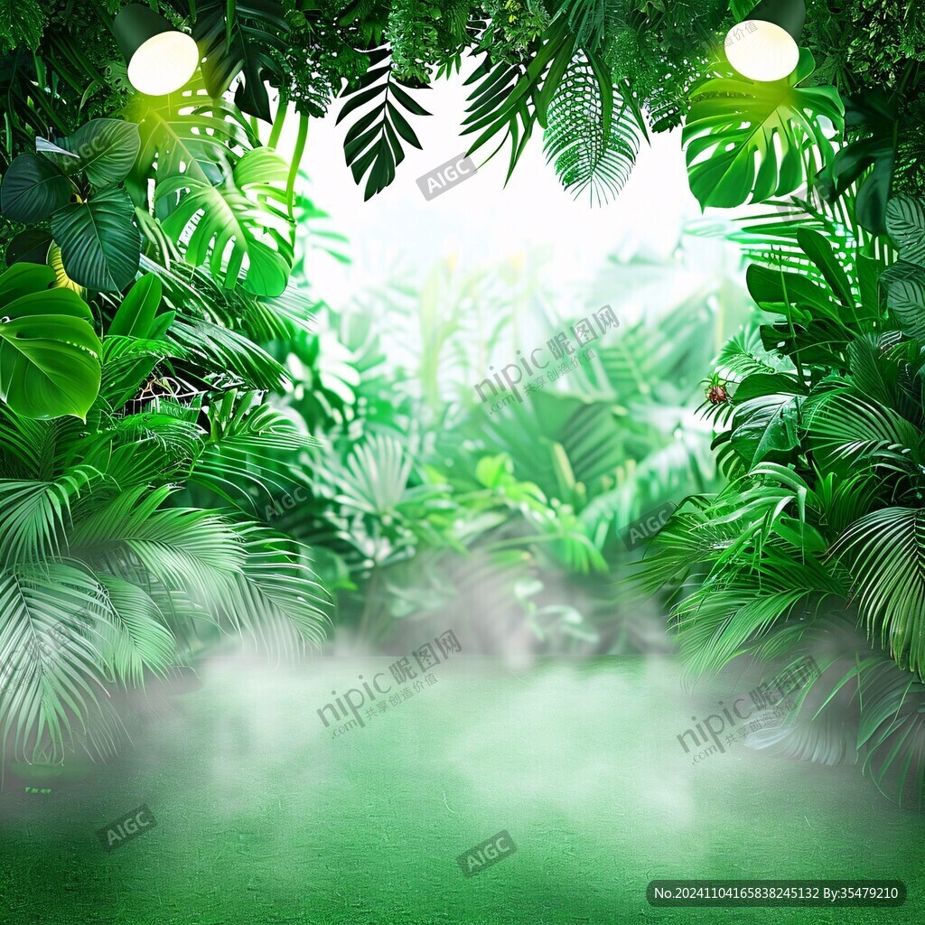 夢幻綠色叢林