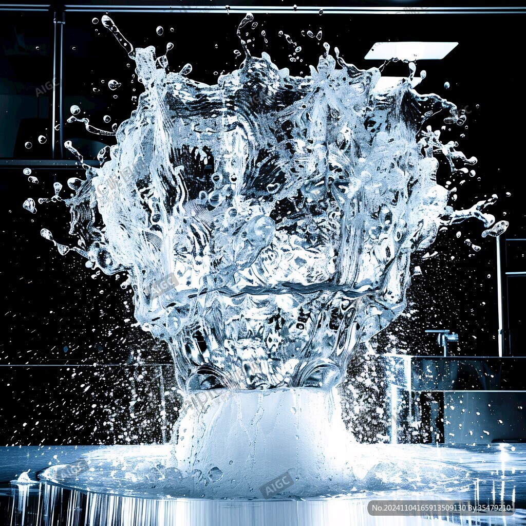 水花擺件