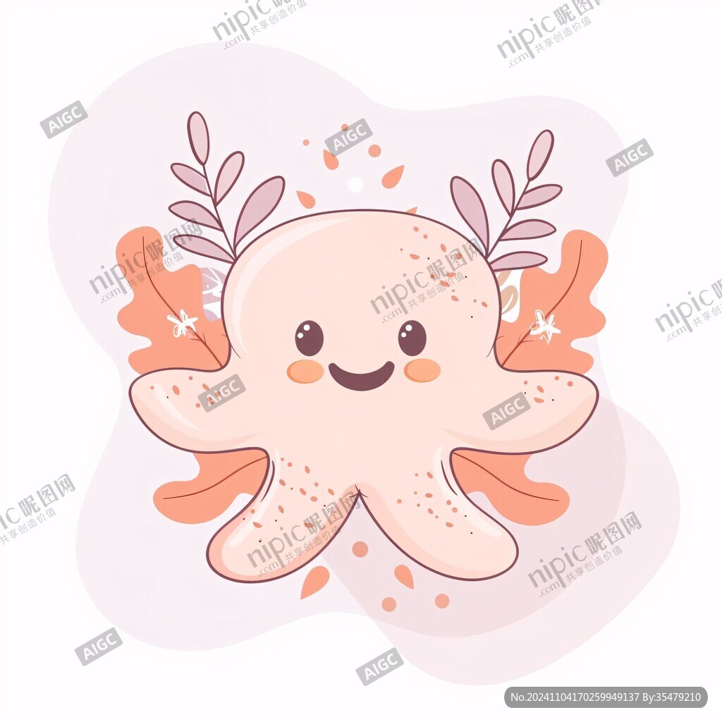 原創(chuàng)卡通小章魚(yú)