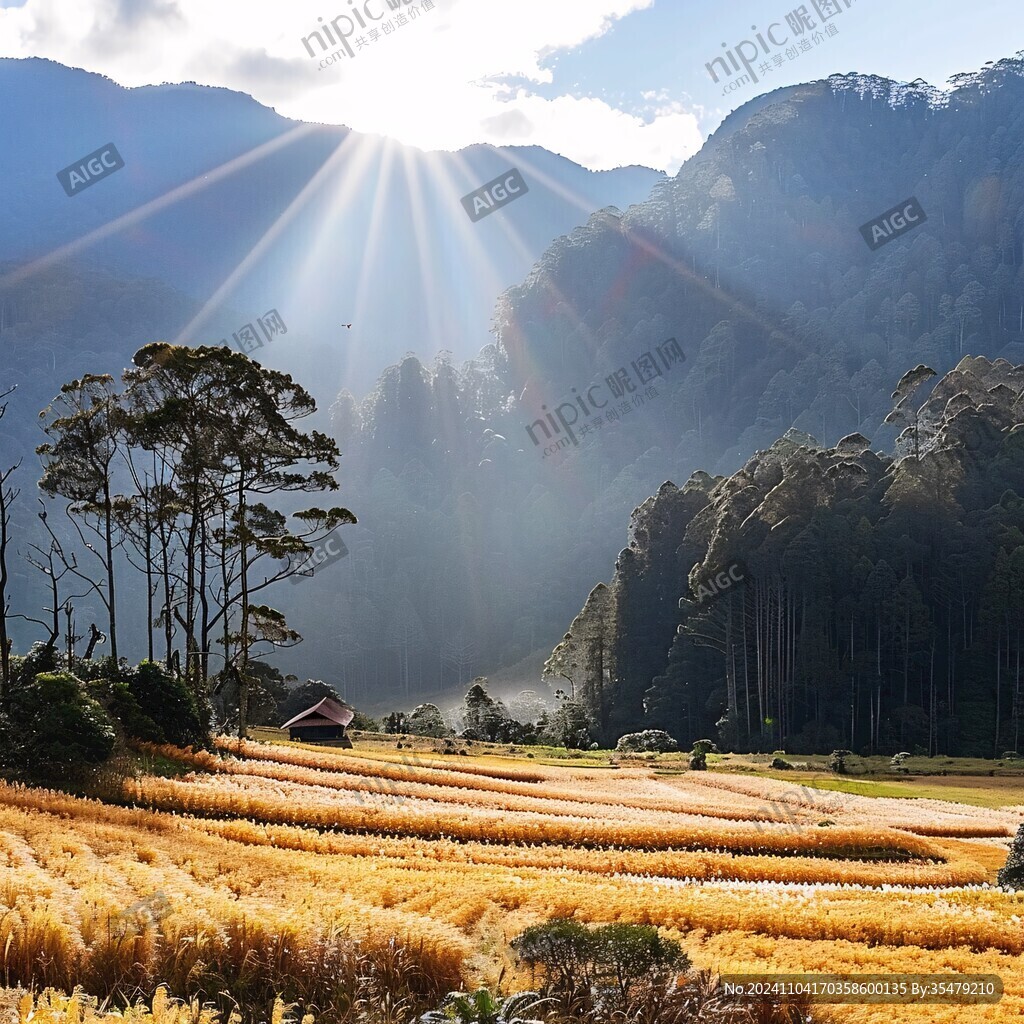光芒照大地