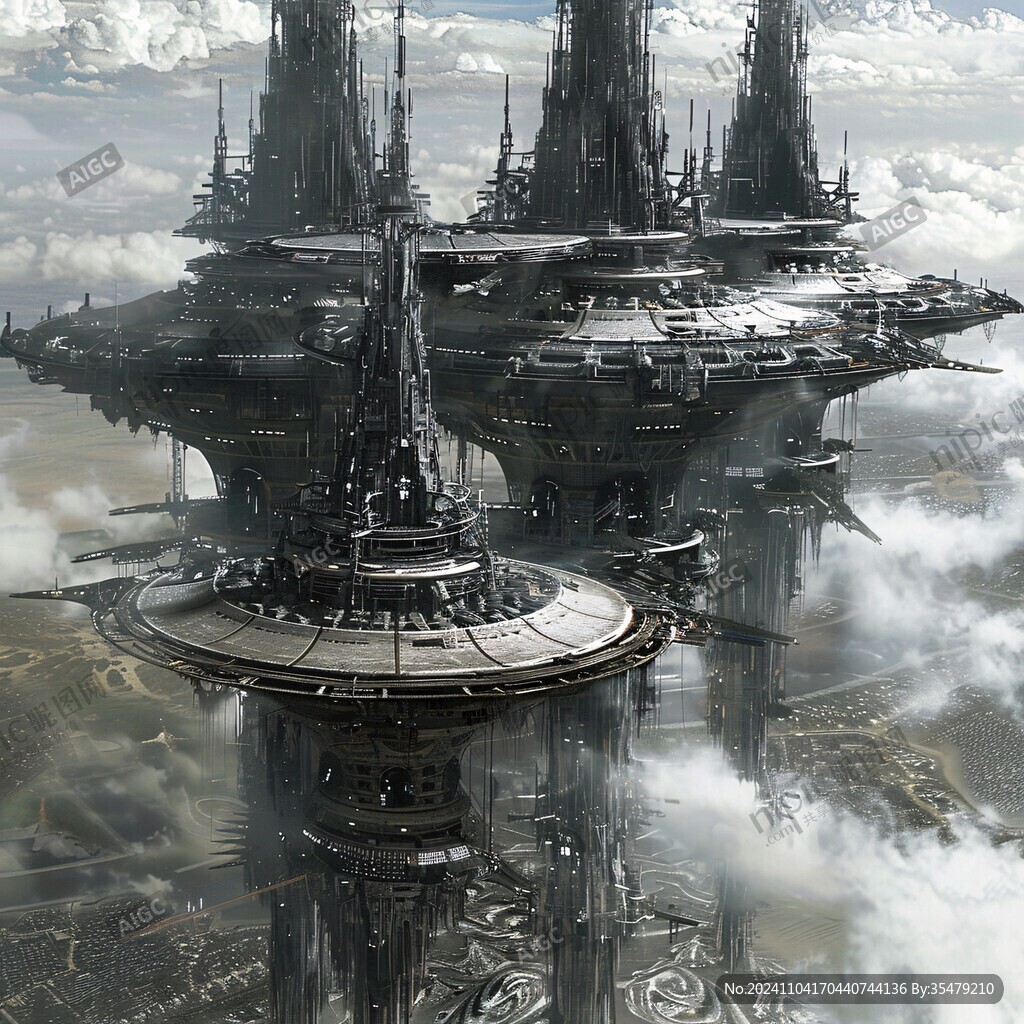 幻想的外星建筑