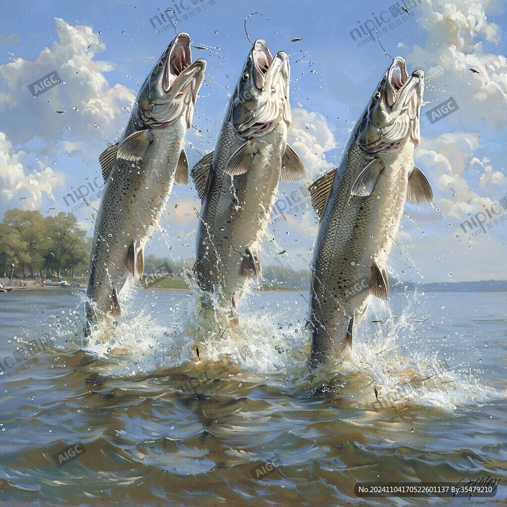 釣魚3d畫