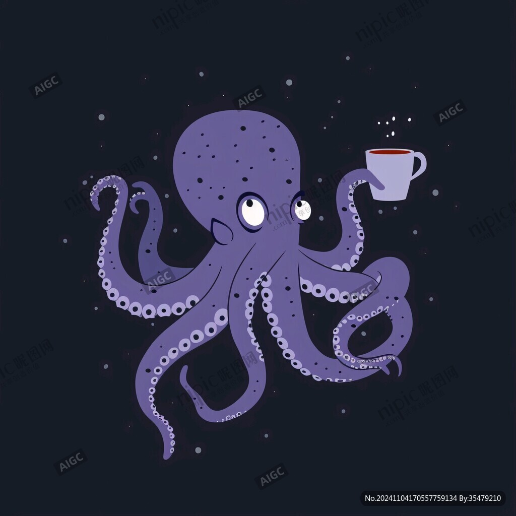 章魚插畫