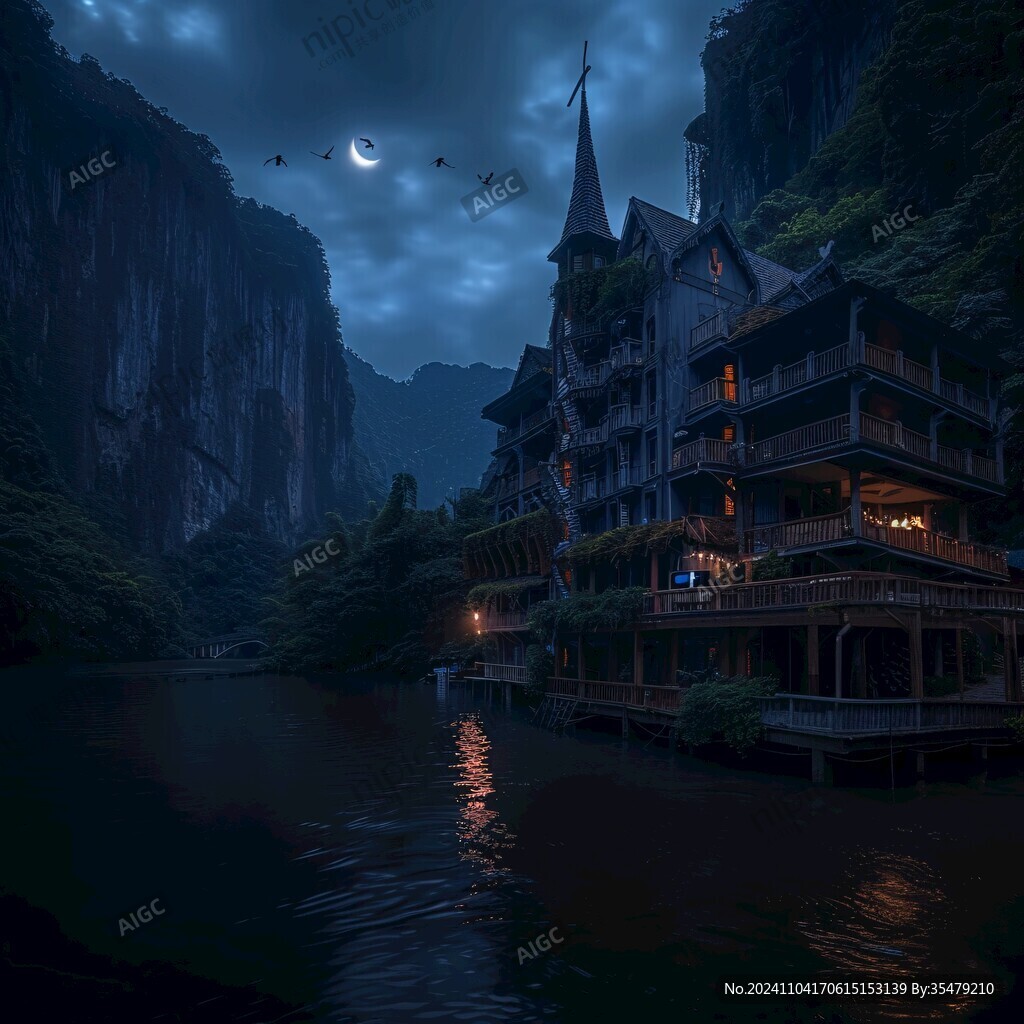 湘西唯美夜景