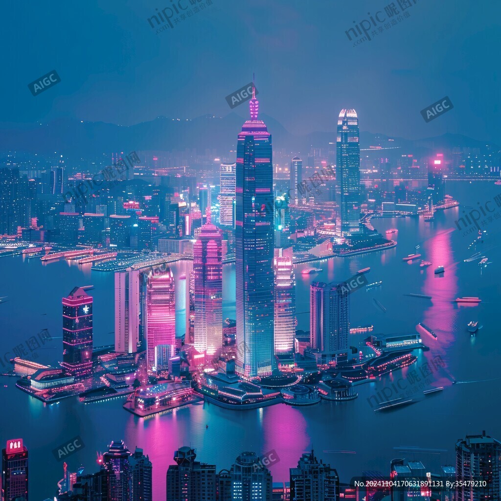 維港燈光色彩