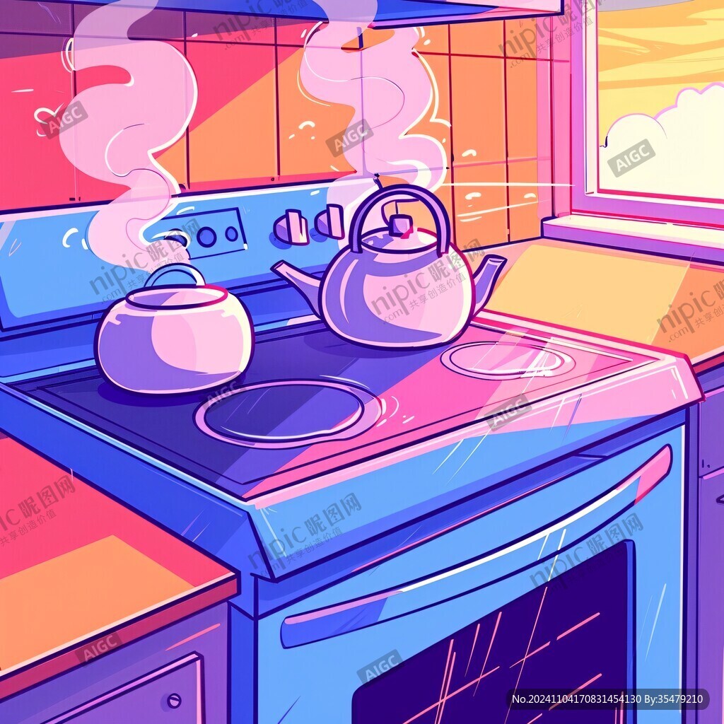 煮湯插畫