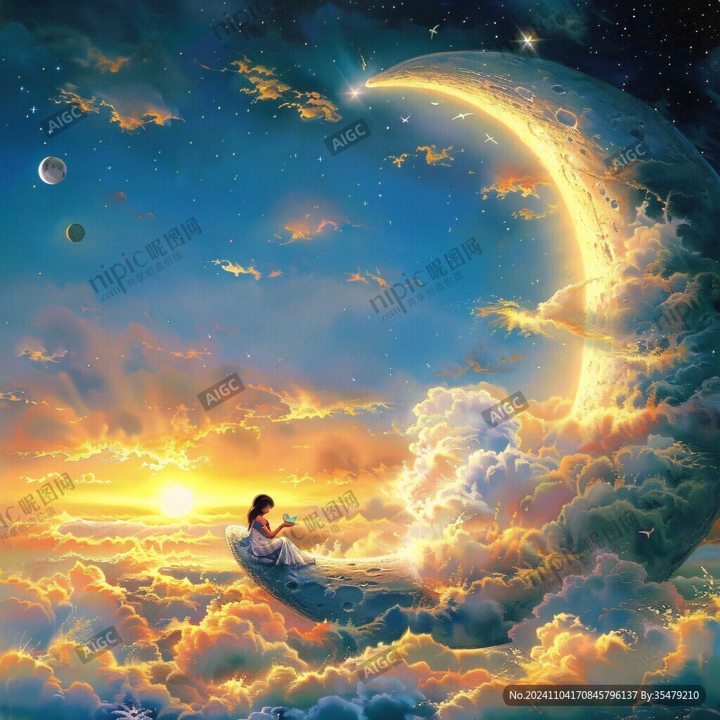 夢(mèng)幻夜晚立體畫