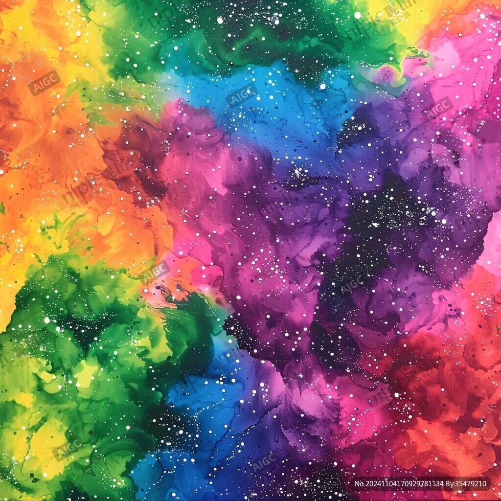 炫彩星空抽象漸變紋理