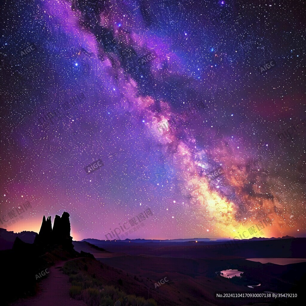 唯美星空桌面