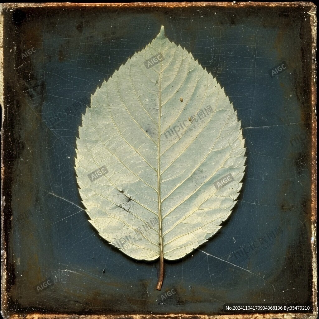 樹葉標(biāo)本裝飾畫