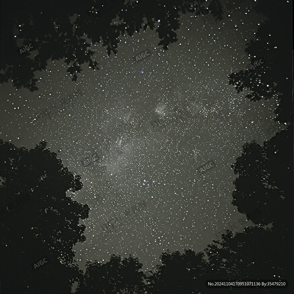 綠色星空?qǐng)D