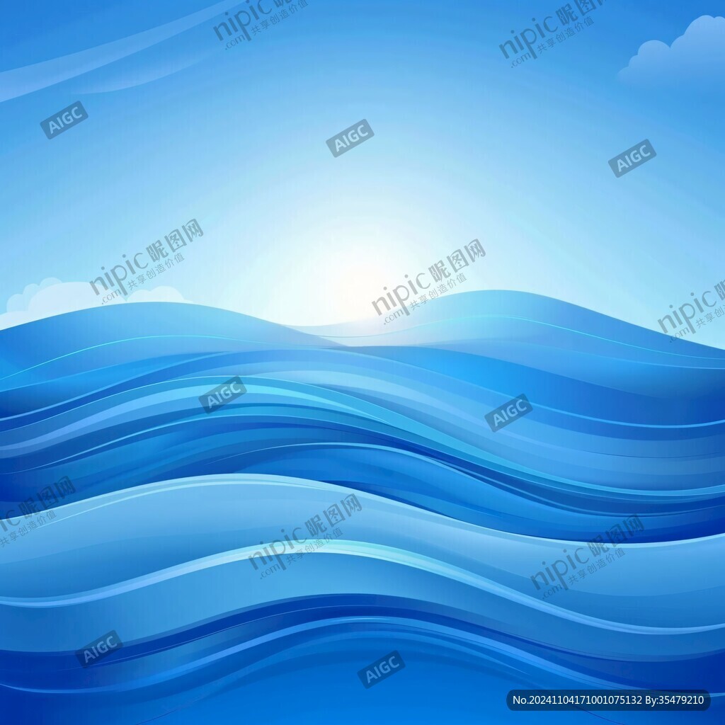 海藍(lán)色地產(chǎn)抽象素材