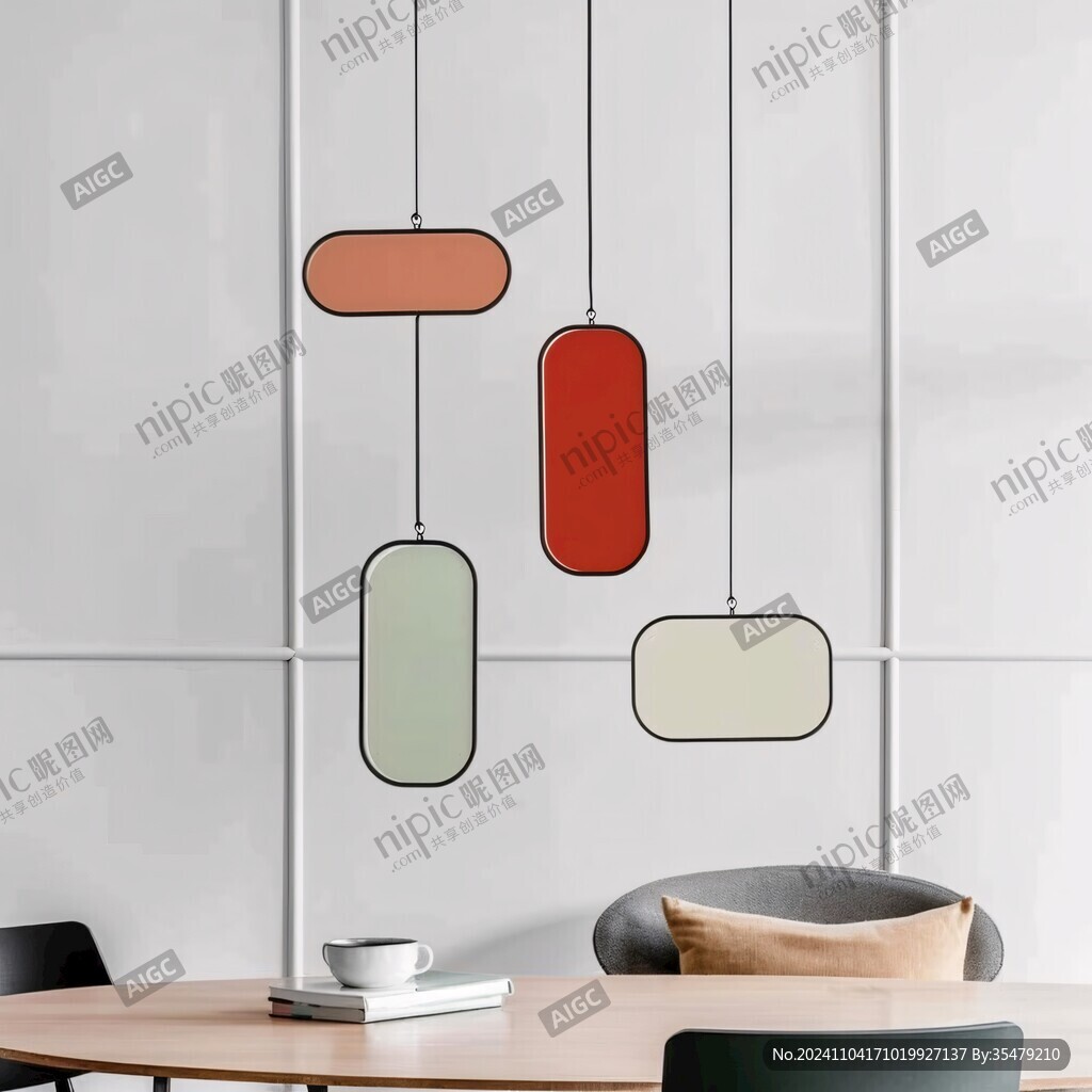 輕奢素雅色塊掛畫(huà)