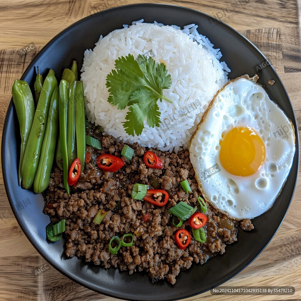 肉燥雞蛋雙拼飯