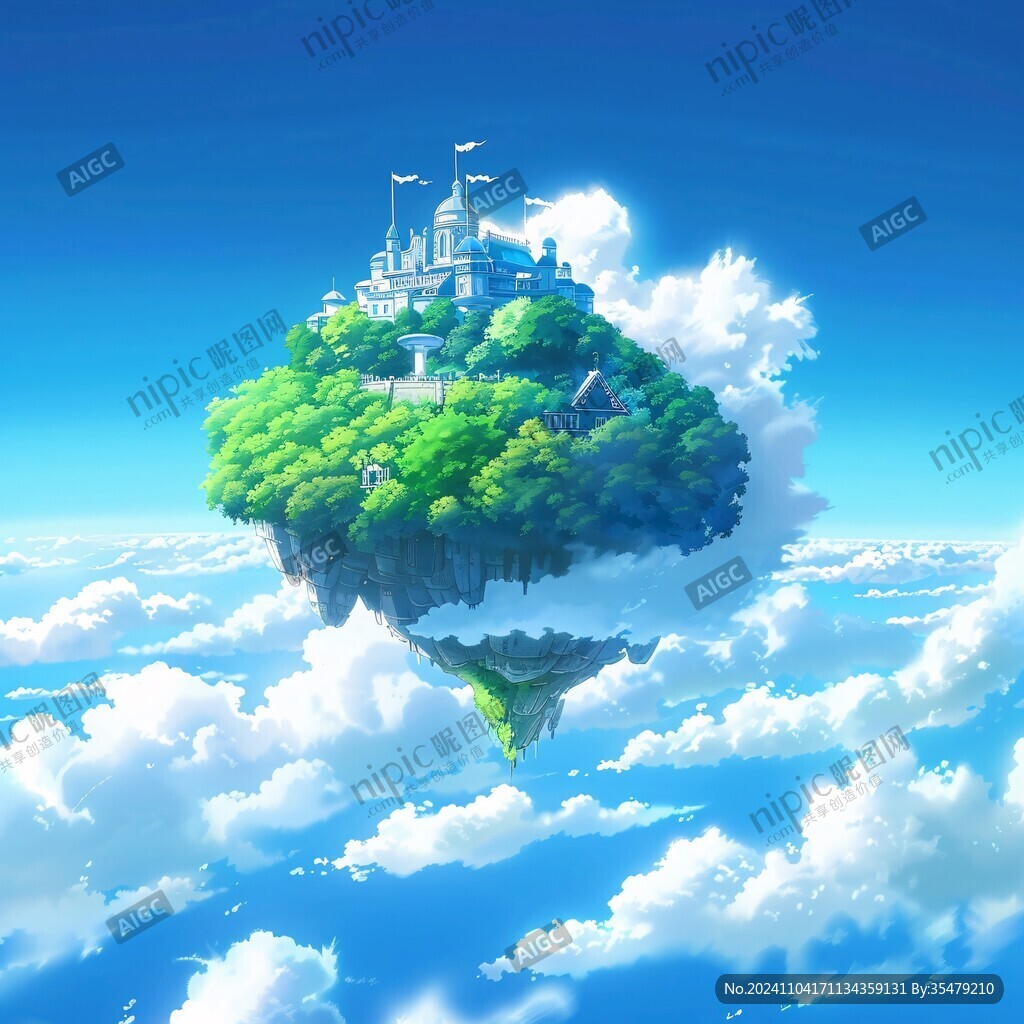 浮游島天空之城