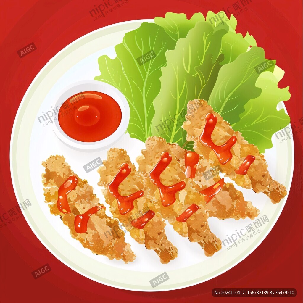 九轉(zhuǎn)大腸插畫