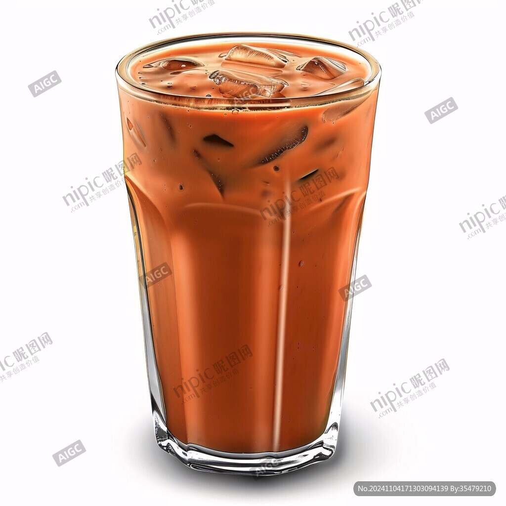 奶茶白底圖