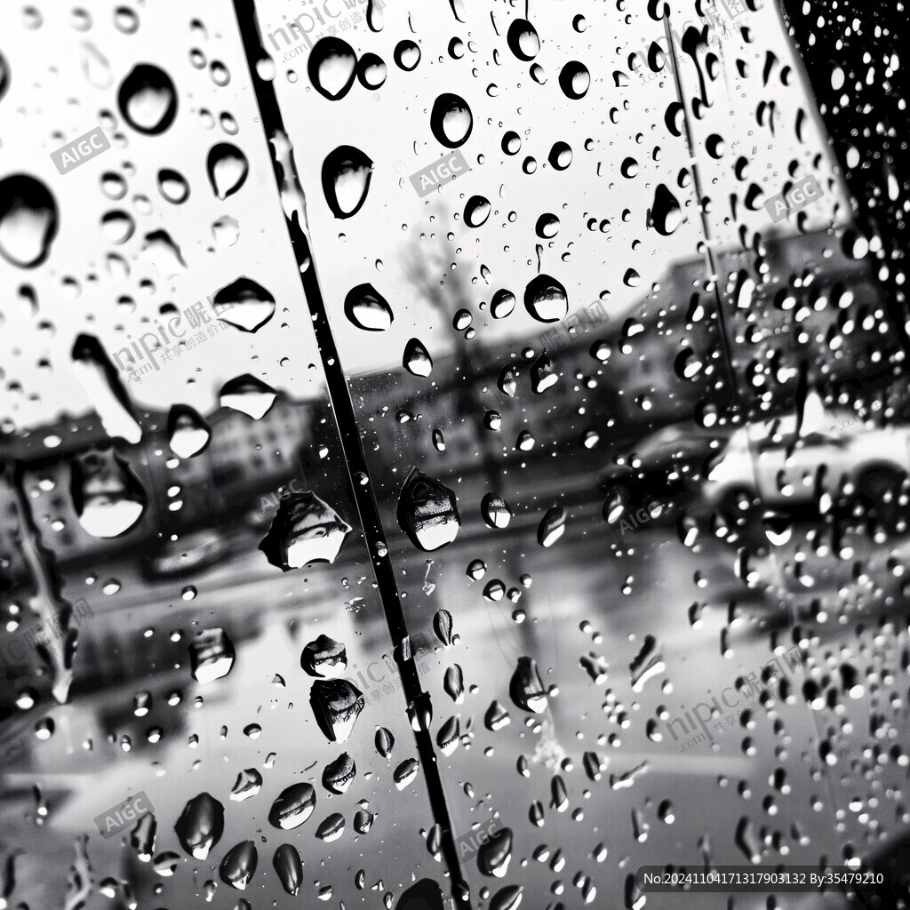 車窗上的水珠